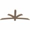 Ekena Millwork Davenport Smooth Timber Gable Bracket, Douglas Fir, 60"W x 27"H x 1 1/2"D x 3 1/2"F, 11/12 Pitch GBW060X27X0204DAV00SDF - alternate 3